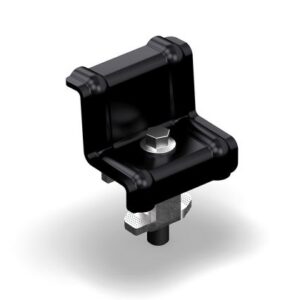 Weland Ändklämma komplett – Svart